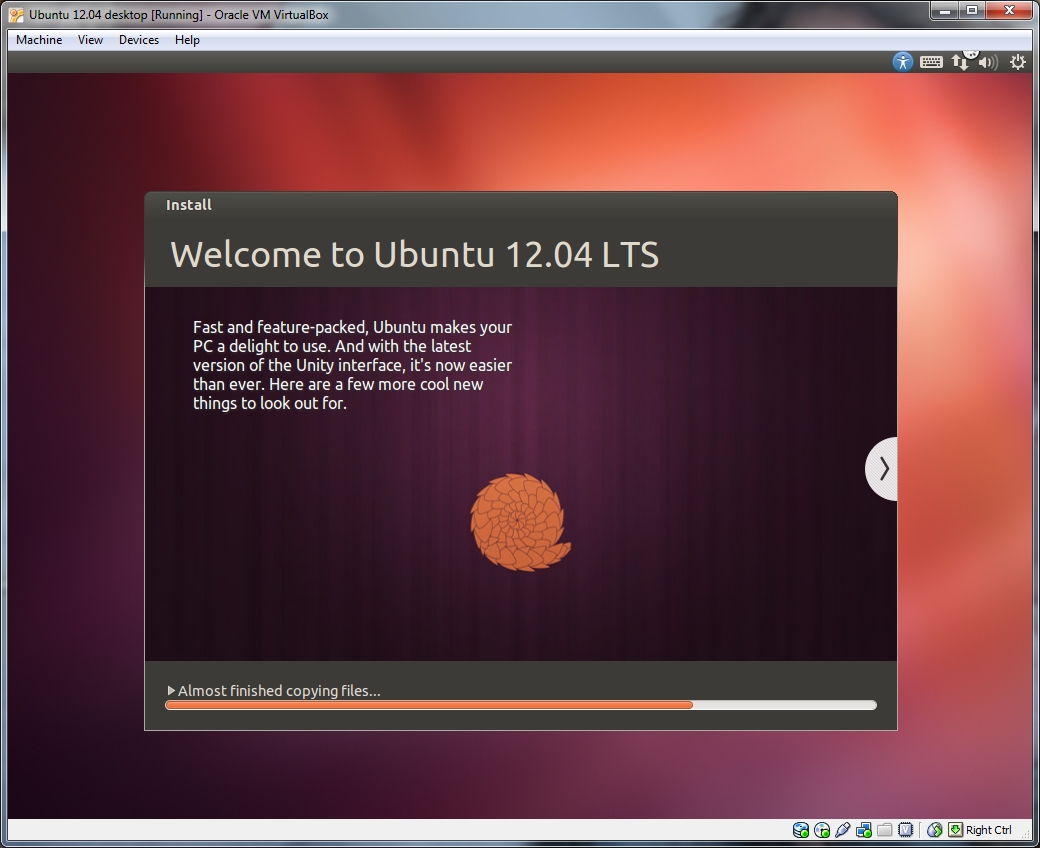 ubuntu vbox