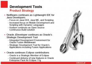 Developement Tools Oracle Dev Tools