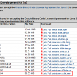 Install JDK 7 Update 7 (64-bit) - Download
